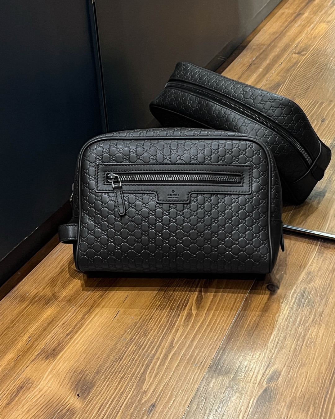 Gucci microguccisima pouch brown (new 16jt