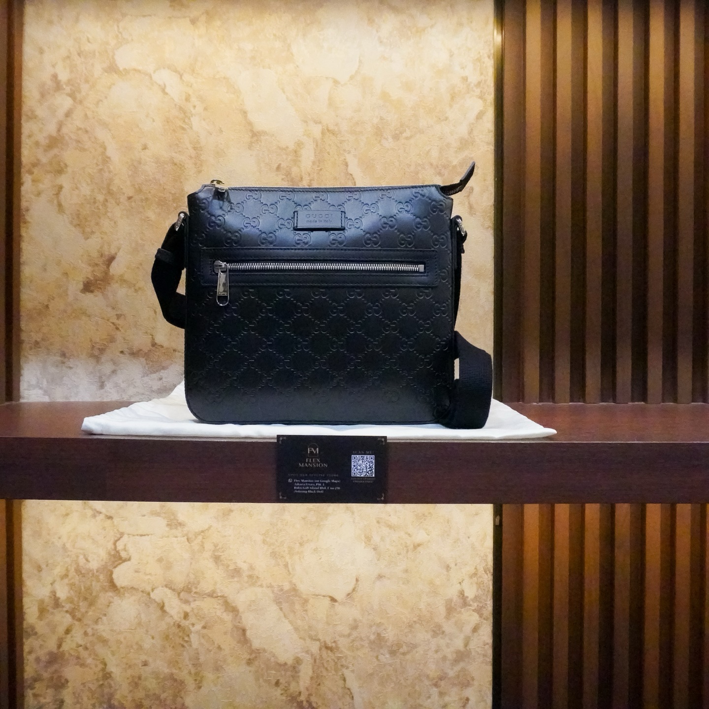 Gucci Guccisima small leather messenger bag (new 25jt